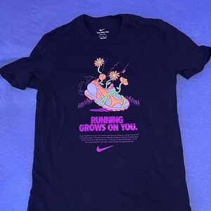 Nike Tee with Pink and Purple Graphic